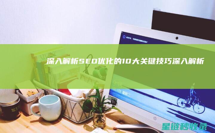 深入解析SEO优化的10大关键技巧 (深入解析sas电子版)