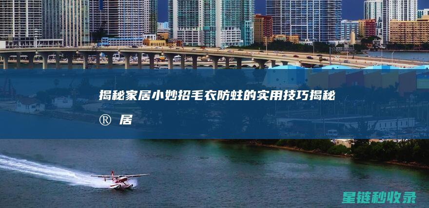 揭秘家居小妙招：毛衣防蛀的实用技巧 (揭秘家居小妙招视频)